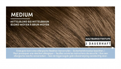Schwarzkopf Men Re-Nature Medium, 2st,  Краска от седины для мужчин  постепенное восстановление цвета волос, средне-русый, 2шт