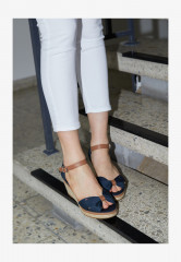 Tommy Hilfiger ICONIC ELBA  Platform sandals dark blue ICONIC ELBA Сандалии на платформе темно-синий