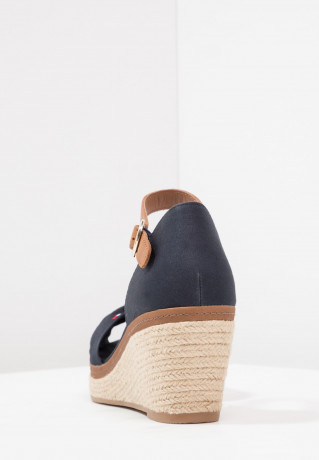 Tommy Hilfiger ICONIC ELBA  Platform sandals dark blue ICONIC ELBA Сандалии на платформе темно-синий
