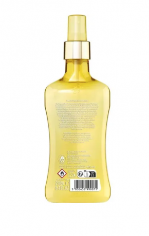 Hawaiian Tropic Golden Paradise Body Mist 250ml, Парфюмированный мист для тела для женщин (США), 250 мл, тропический аромат и свежесть кожи