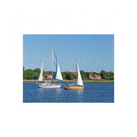 CALVENDO Puzzle CALVENDO Puzzle Segelboote vor Gut Stubbe Пазл CALVENDO Puzzle Парусные лодки перед Gut Stubbe