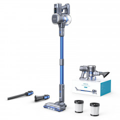 oyajia oyajia Akku-Stielstaubsauger freistehend Akku Staubsauger Kabellos mit 25000pa LED-Licht, 220,00 W, beutellos, 50 Min. Laufzeit, 6-in-1 Staubsauger fur Hartboden Teppiche Tierhaare Blau Беспроводной пылесос oyajia, отдельно стоящий беспроводной пыл