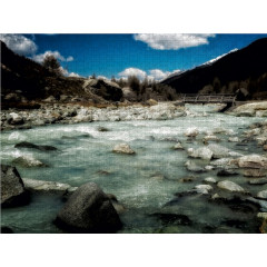 CALVENDO Puzzle CALVENDO Puzzle Wallis am Fusse des Mount Mine Пазл CALVENDO Puzzle Wallis у подножия горы Майн