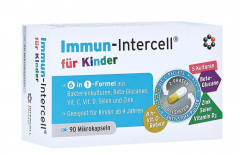 Immun-Intercell fur Kinder Mikrokapseln, 90 St. Kapseln, Intercell Иммун комплекс для детей (Германия), 90шт, капсулы для иммунитета, бактериальные культуры бета глюканы витамин C D цинк селен