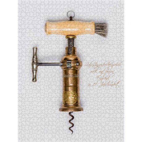 CALVENDO Puzzle CALVENDO Puzzle Zahnstangenkorkenzieher „rack and pinion“ Пазл CALVENDO Puzzle стеллаж-штопор "рейка и шестерня"