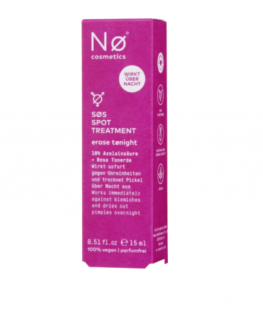No Cosmetics SOS Spot Treatment 15ml, Средство против высыпаний (Германия), с азелаиновой и миндальной кислотами, точечно убирает прыщи, 15 мл