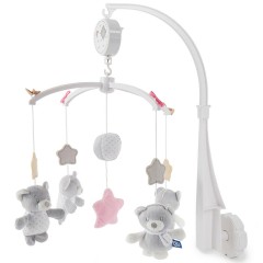 bieco Musik Mobile Baby Spieluhr LaLeLu Barchen Cosmo Babybett Einschlafhilfe O 33 cm Mobiles Музыкальный мобиль детская музыкальная шкатулка LaLeLu Barchen Cosmo детская кроватка спальный аппарат O 33 см Mobiles