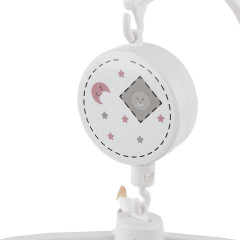 bieco Musik Mobile Baby Spieluhr LaLeLu Barchen Cosmo Babybett Einschlafhilfe O 33 cm Mobiles Музыкальный мобиль детская музыкальная шкатулка LaLeLu Barchen Cosmo детская кроватка спальный аппарат O 33 см Mobiles