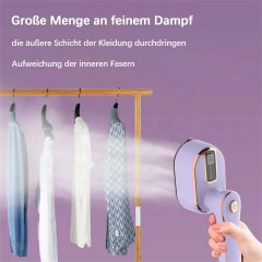Yoyaxi Yoyaxi Reise-Dampfbugeleisen Elektrischer Dampfbugeleisen-Handgarderobe-Dampfgarer Mini Blau Дорожный паровой утюг Yoyaxi, электрический паровой утюг, ручной шкаф, мини-пароварка