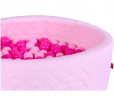 knorr toys® Bällebad soft Cosy heart rose mit 300 Ballen, pink