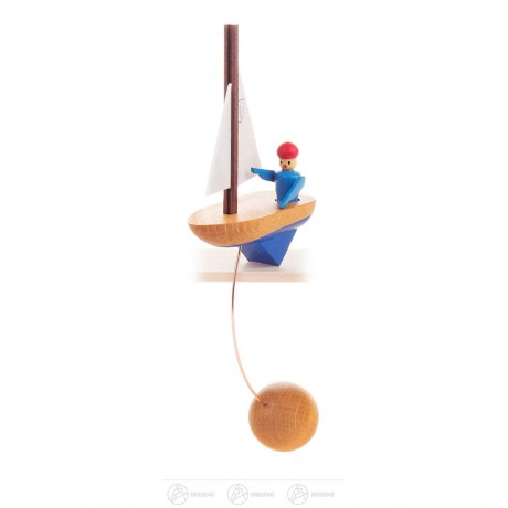 Spielzeug Schaukelfigur Segelschiff  Hohe ca 12 cm NEU Игрушка-качалка парусник Высота около 12 см НОВИНКА