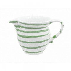 Gmundner Keramik Gmundner Keramik Grungeflammt Milchgiesser glatt 0,3 L / h:9,5 cm Керамический молочник Gmundner с зеленым пламенем, гладкий, 0,3 л / высота: 9,5 см