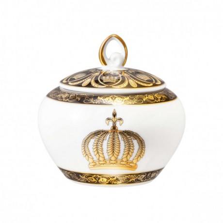 Tettau Tettau Rondo / Liane Pompoos Black Zuckerdose 0,23 L Tettau Rondo / Liane Pomp??s Сахарница черная 0,23 л