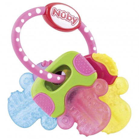 Nuby Beissring Schlussel mit Eisgel Ключ для прорезывания зубов с гелем для льда