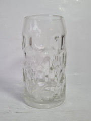 Немецкая пивная кружка Im Stil Rastal, стекло, 1 л, 20 х 16 см, Германия, 1970-80гг.