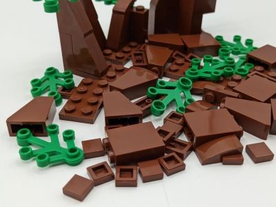 LEGO LEGO MOC Baum Basis Konstruktion Set - 80 Teile - neu Набор для сборки основания дерева LEGO MOC - 80 деталей - новый