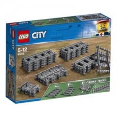 LEGO City 2er Set: 60205 Schienen + 60238 Weichen Городской комплект из 2 шт.: 60205 рельсов + 60238 переключателей