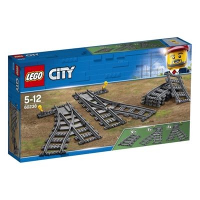 LEGO City 2er Set: 60205 Schienen + 60238 Weichen Городской комплект из 2 шт.: 60205 рельсов + 60238 переключателей