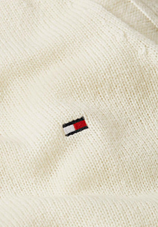 Tommy Hilfiger C-NECK Jumper ivory C-ШЕЯ Джемперы слоновая кость