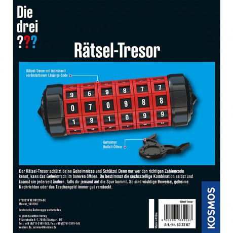 Kosmos Die drei ?????? Ratsel-Tresor Три ?????? Пазл Хранилище