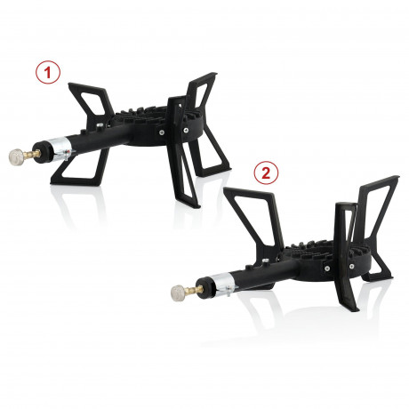 BBQ-Toro BBQ-Toro Gaskocher Gusseisen Gaskocher, 1-Ring-Gasbrenner 57 x 32,5 x 20,5 cm, 8kW  Газовая плита BBQ-Toro Чугунная газовая плита, 1-конфорочная газовая горелка 57 х 32,5 х 20,5 см, 8кВт