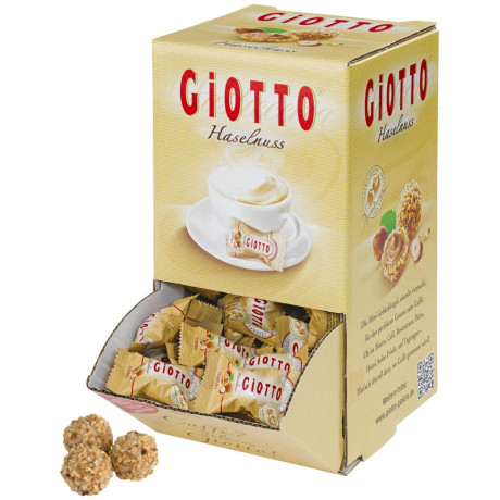GiOTTO Haselnuss Gebäck 3 x 120 St. (360stk) Шоколадные конфеты Гиотто в коробке-дозаторе, 120 штук x 3 упаковки
