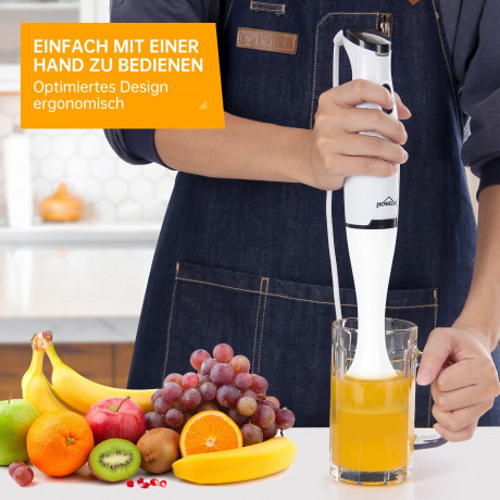 HOMELUX HOMELUX Stabmixer Household Purierstab Handmixer abnehmbarer Sockel Stabmixer, 200,00 W, Klein und praktisch Blender Stabmixer-plastic base  Ручной блендер HOMELUX, бытовой ручной миксер, ручной миксер, съемная основа, ручной миксер, 200,00 Вт, ма