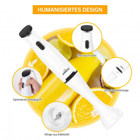 HOMELUX HOMELUX Stabmixer Household Purierstab Handmixer abnehmbarer Sockel Stabmixer, 200,00 W, Klein und praktisch Blender Stabmixer-plastic base  Ручной блендер HOMELUX, бытовой ручной миксер, ручной миксер, съемная основа, ручной миксер, 200,00 Вт, ма