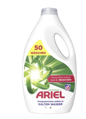 Ariel Vollwaschmittel Flussig Regular 50WL, Гель для стирки универсальный, 50 загрузок
