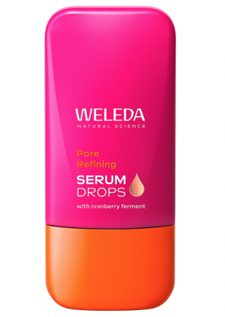 WELEDA Pore Refining Serum Drops, Сыворотка-капли c с витаминами С, Е и ферментированной клюквой для сужения пор для проблемной кожи, 30мл