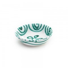 Gmundner Keramik Gmundner Keramik Grungeflammt Muslischale klein d: 14 cm / h: 4,5 cm / 0,27 L Керамическая чаша для хлопьев Gmundner с зеленым пламенем, маленькая, д: 14 см / высота: 4,5 см / 0,27 л