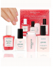 Manucurist French Manikure Active Set of 4st: Glow Raspberry, Green Nagellack Creme, Mani Stamper, Green Gel-Top Coat, Набор для французского маникюра Manucurist French Manicure Set, 4 предмета, Active Glow + крем-лак для френча + топ + штамп, натуральны