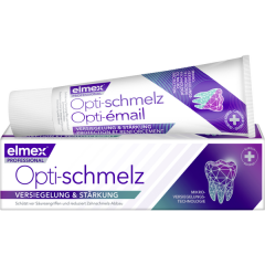 elmex Zahnpasta Opti-schmelz Professional Versiegelung &amp; Starkung 75ml x 3st, Зубная паста для укрепления эмали для взрослых, защита от кариеса и восстановление эмали, с фтором 1450 ppm, мятный вкус, 75 мл x 3 шт