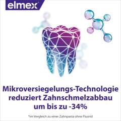 elmex Zahnpasta Opti-schmelz Professional Versiegelung &amp; Starkung 75ml x 3st, Зубная паста для укрепления эмали для взрослых, защита от кариеса и восстановление эмали, с фтором 1450 ppm, мятный вкус, 75 мл x 3 шт