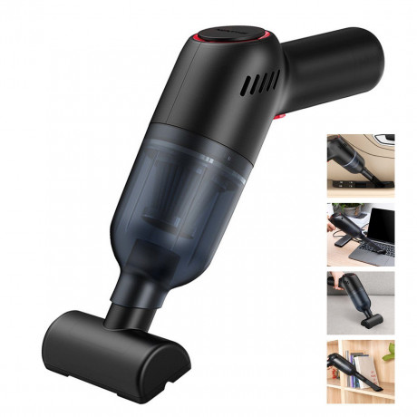 DOPWii DOPWii Akku-Handstaubsauger 9000Pa Drahtloser Auto-Staubsauger,Mit Bodenburste, Flachdusenburste, beutellos  Беспроводной ручной пылесос DOPWii, беспроводной автомобильный пылесос 9000Pa, со щеткой для пола, щеткой с плоской насадкой, без мешка