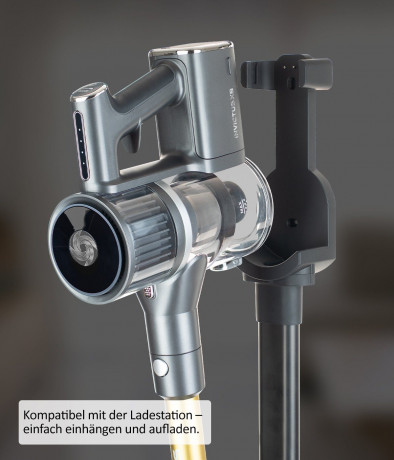 Genius Genius Akku-Bodenstaubsauger INVICTUS X8 Lithium-Ionen Akku, Lithium-Ionen Akku, Laufzeit 35 min (nur Modell Invictus X8) Беспроводной пылесос Genius INVICTUS X8 литий-ионный аккумулятор, литий-ионный аккумулятор, время работы 35 мин (только модел