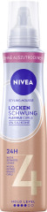 NIVEA Flexible Curls Styling Mousse, 150 ml, Нивеа Мусс для кудрявых волос, пантенол и витамин B3, упругие локоны, фиксация до 24ч, 150 мл