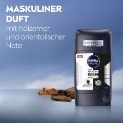 NIVEA MEN Black &amp; White Invisible Original Anti-Transpirant Stick, 50 ml, Нивеа Мужской антиперспирант стик, невидимый, защита одежды от пятен, 72ч защита, 50 мл