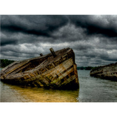 CALVENDO Puzzle CALVENDO Puzzle Altes Boot Пазл CALVENDO Пазл Старая лодка