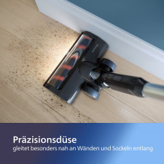 Philips Philips Akku-Hand-und Stielstaubsauger XC3031/01 3000 Series, 50,4 W, beutellos, mit LED-Duse und digitalem Motor, bis zu 60 Minuten Laufzeit Беспроводной ручной пылесос Philips XC3031/01 серии 3000, 50,4 Вт, без мешка, со светодиодной насадкой и