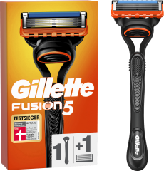 GILLETTE Rasierer, Fusion5, 1 St, Джилетт Набор для бритья Fusion5: станок и 1 сменная кассета, 1 набор