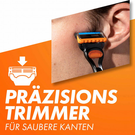 GILLETTE Rasierer, Fusion5, 1 St, Джилетт Набор для бритья Fusion5: станок и 1 сменная кассета, 1 набор