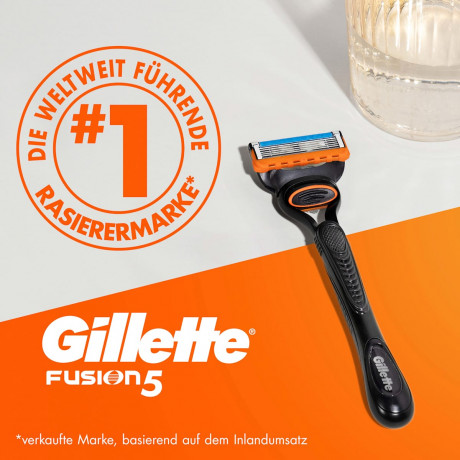 GILLETTE Rasierer, Fusion5, 1 St, Джилетт Набор для бритья Fusion5: станок и 1 сменная кассета, 1 набор