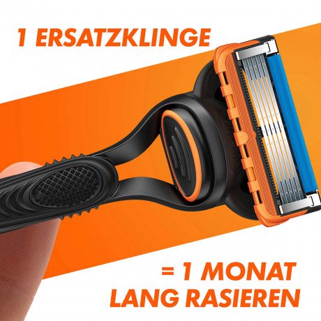 GILLETTE Rasierer, Fusion5, 1 St, Джилетт Набор для бритья Fusion5: станок и 1 сменная кассета, 1 набор