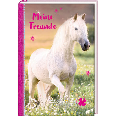 COPPENRATH Pferdefreunde Freundebuch Детский альбом для друзей Meine Freunde "Schimmel"