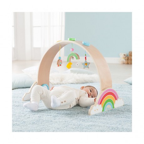 howa Spielbogen Baby Gym aus Holz my rainbow Игровая арка Baby Gym из дерева моя радуга