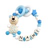 elefantasie Greifling Teddybar Sterne personalisiert mit Namen Игрушечный плюшевый батончик с цепляющими звездами
