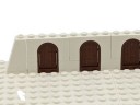 LEGO LEGO MOC Mittelalter Fenster Mauer Ritter Burg - weiss braun - 19 Teile - neu Рыцарский замок средневековой оконной стены LEGO MOC - бело-коричневый - 19 частей - новый