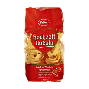 Zabler Hochzeit Nudeln Широкая лапша 500г