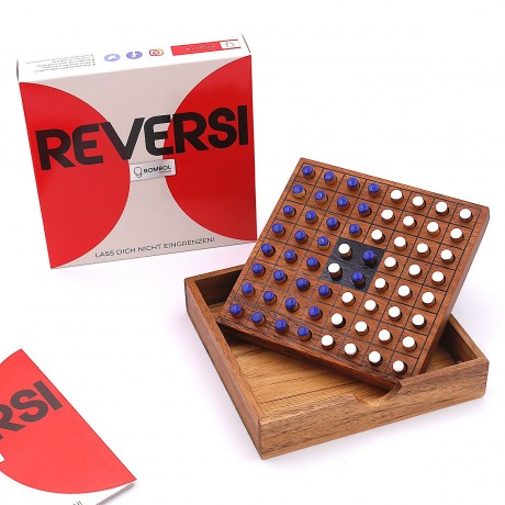 ROMBOL Reversi – Interessantes Strategiespiel fur 2 Personen aus edlem Holz Reversi – интересная стратегическая игра для двоих из ценных пород дерева
